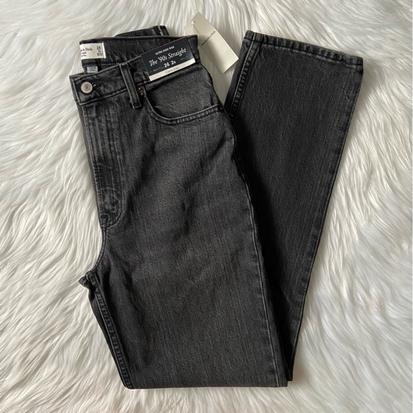 Abercrombie & Fitch Denim - curve love ultra high rise 90s straight jean